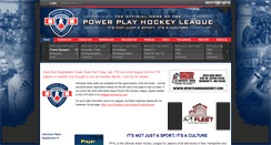 Desktop Screenshot of powerphockey.com