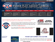 Tablet Screenshot of powerphockey.com